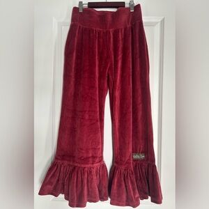 Matilda Jane Best Big Ruffle Pants Women's Velvet Small S